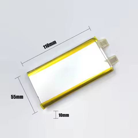 1055110 3.7V 10000mAh polymer lithium battery for power banks, laptops, and various electronic produ