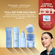 [HOT PRICE][FULL SET] Brightening Set for Oily Skin - Light+ Whip Foam Toner Symradiance Serum Day C