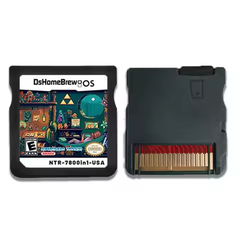 NDS 7800 IN1 Game Collection R4 3DS Flash Card NDS Pixel Zelda Theme Handheld Game Card Gift Collect