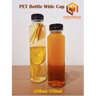 Wide Cap PET Bottle/Plastic Botol Kosong /Juice Coffee Bubble Tea Bottle/Jus Kopi Bubble Teh Botol 2