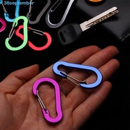 SEPTEMBER Keychain Hiking Camping Hook S-shape Aluminium Alloy Fishing Spring Buckle