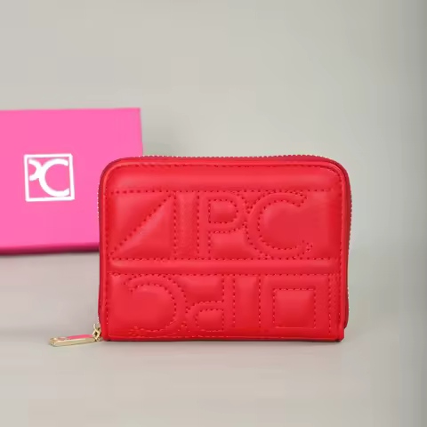 PG PATSY GARIS Fashion Classic Retro Men's and Women's Universal Wallet Letter Printed Portable Card