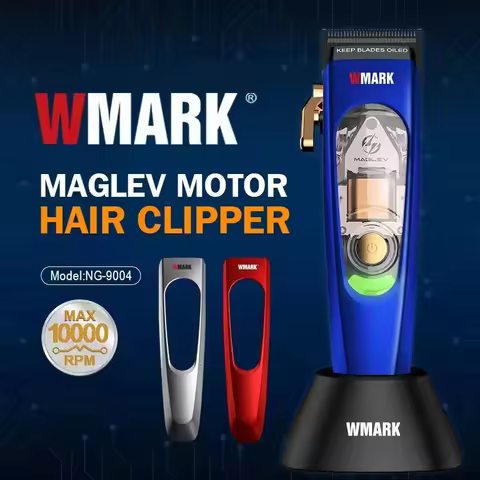 WMARK Hair Trimmer Professional Hair Cutting Machine Electric Haircut Machine Cordless Barber Trimme