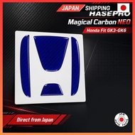 HASEPRO Magical Carbon NEO Emblem Kit for Honda Fit GK3-GK6 ( Blue and Red)Direct from JAPAN