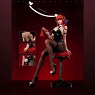 Bandai | ฟิกเกอร์ Chainsaw Man Makima Bunny จาก Chuyan Studio ขนาด 1/4 ของสะสม อนิเมะ ตุ๊กตาตั้งโชว์