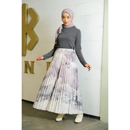 Rania Fashion Premium Thick Pleated Skirt Bottoms Omi Motif
