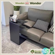 Minimalist Side Table C-shaped Bedside Table Light sofa Side Table Modern Movable Table