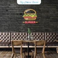 Plug & Play Neon Sign - Burger Stall Sign