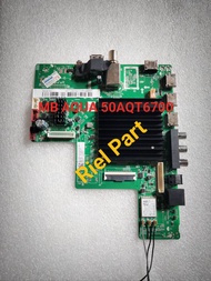 MB MAINBOARD MOBO MODULE MOTHERBOARD MESIN TV LED SMART AQUA LE50AQT6700UG LE50AQT6700 50AQT6700