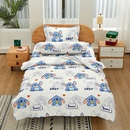 cadar stitch bedsheet with comforter super single size 1000 threads cotton set 4 in 1