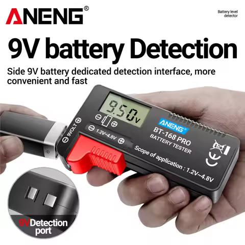 Battery Capacity Testers ANENG 168 PRO Universal battery tester analyzers A AA AAA 9V 1.5V Lithium B