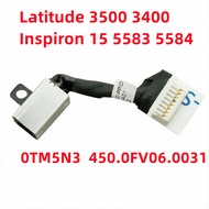 For inspiron 5584 p86f p85f 5583 charging port power jack power head 0tm5n3