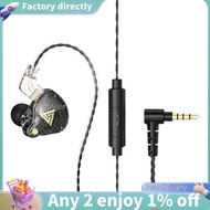AK6 Pro  Pro 1DD Dynamic Earphones HIFI  Earbuds in Ear Monitor Sport Noise Cancelling Headset ZST A