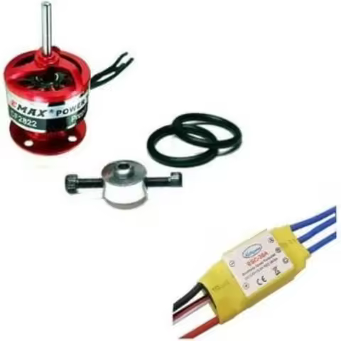 EMAX CF2812 KV1534 Brushless Motor with prop protector +30A XXD ESC RC Model Airplane