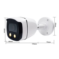 5MP Five Million Coaxial Simulation Number 4ni1 Outdoor Waterproof Day Night Full Color Warm Light A