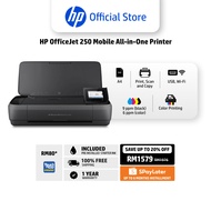 HP OfficeJet 250 Mobile All-in-One Printer | A4 | USB, Wi-Fi | Print, Scan, Copy | Dynamic Security 