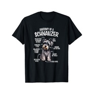 2026 Gildan gift Schnauzer Pattern Cotton T-Shirt- Classic, Comfortable And Durable Casual Top With 