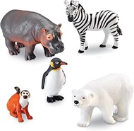 Learning Resources LER0788 Jumbo Zoo Animals 7-3/4 L x 4 W in