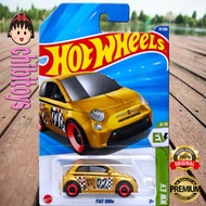 Hot Wheels Fiat 500e Gold Diecast Electric Car EV