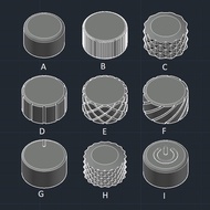 Custom Knob NOIR N1x N1/x Mechanical Keyboard / Volume Knob