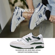 Ready stock New Balance 550 sneakers men's and women's shoes casual sneakers 2023 versatile trend N-shaped pure white basketball shoes