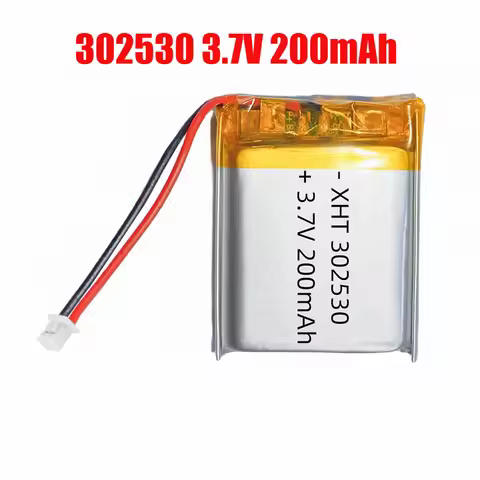 1-4pcs 302530 Battery 200mAh 3.7V Lithium Polymer Battery for Mp3 GPS Bluetooth Speaker Smart Watch 