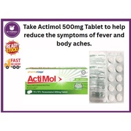 Pharmaniaga Actimol Paracetamol 500mg Tab 10's