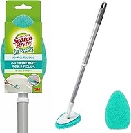 (Amazon.co.jp Limited) B-549J+R 3M Bath Cleaning Brush, Sponge, Extendable Long, Replacement Include