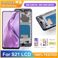 For Samsung Galaxy S21 5G LCD SM-G991B, SM-G991B/DS, SM-G991U Display Touch Screen Digitizers Replac