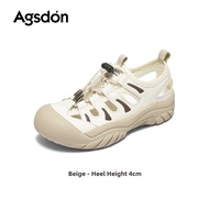 Agsdon | Breathable Hollow Out Thick Sole Womens Hiking and Canyoning Shoes