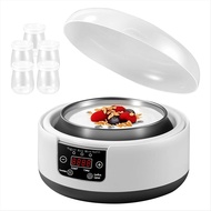 (LAWC) 36 Hour Yogurt Maker1.2L Automatic Digital Yoghurt Maker MachineLcd Display with Constant Tem