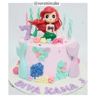 Mermaid Cake/Kue Ulang tahun Mermaid/Kue Ultah Mermaid/Cake Mermaid