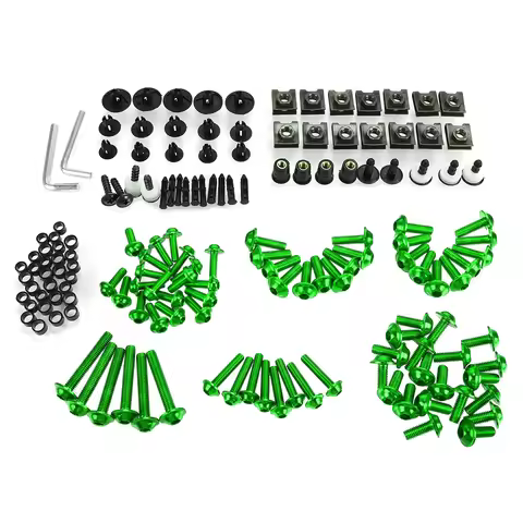 M6 M5 Fairing Bolts Kit Bodywork Fasteners Screws Nut FOR KAWASAKI ZX11 zx1100 ZX1200 ZX12R ZX14 ZX1