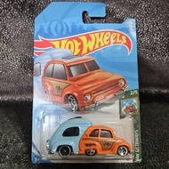 Hot Wheels RV There Yet light blue orange