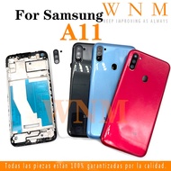 Back Battery Cover Housing For Samsung Galaxy A11 A115 A115F/DS LCD Front Housing Middle Frame Plate