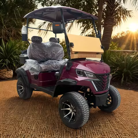 New Design 72v Lithium Battery 2 4 6 Seats Off-Road Tire Heavy-Duty Golf Cart for Leisure 4 Wheel 4X