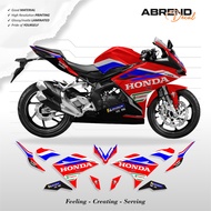 CBR 250 RR LIVERY TEAM HONDA CASTROL GP 2025 STRIPING CBR 250 RR OLD MOTORCYCLE STICKER/ CUSTOMDesig