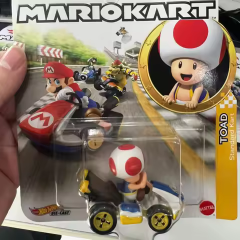 New Hot Wheels The Super Mario Bros Movie Kart Wario Luigi Plumber Van Koopa Troopa Toad Donkey Kong