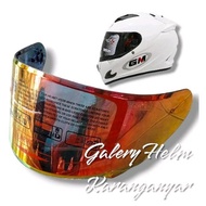 (Handarb) Gm Race Pro Flat Visor Glass all Variants || Gm Race Pro Iridium Clear Smoke Glass GM Race