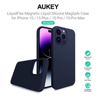 AUKEY PC-GJ10 iPhone 15 / 15 Plus / 15 Pro / 15 Pro Max LiquidFlex Magnetic Liquid Silicone MagSafe