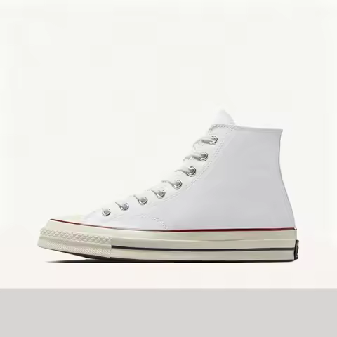 Converse Chuck 70 Unisex White High-Top Canvas Sneakers – Lightweight Comfortable Versatile Design &