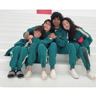 HIJAU Squid Game Green Costume 456 Squid Game Jacket and Pants