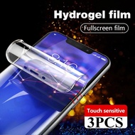 3Pcs 600D HD Clear Soft Hydrogel Film Anti Blue Light Dustproof Phone Screen Protector For BLU Bold 