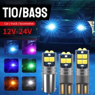 1X Error Free 12V T10 W5W LED BA9S T4W Bulb 6/10SMD For Car Interior Light Wedge Dome Reading Lamp C