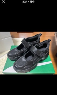 日本韓國限定版 Puma Pulsar Wedge 黑色瑪麗珍厚底鞋