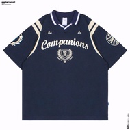 Easternwood Rugby Short Sleeve Oversize Vintage NavyPOLO Shirt Polo Shirt Rugby Polo Shirt