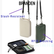 [ BRANDEN ] Safe Cross Wallet Bag RFID Blocking Anti-theft