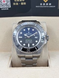 二手 USED  ROLEX 勞力士 DEEPSEA 126660 漸變藍 2021年3月 全套 FULL SET AD單