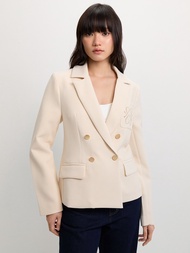 [Pomelo] เสื้อเบลเซอร์ปักลาย / Embroidered Blazer