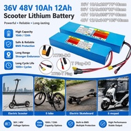 36V 48V 10Ah 12Ah 18650 10S/13S 3/4P Lithium Battery Pack 0-750W Motor with BMS for E-tools Two Whee